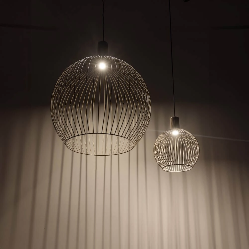 Sand-colored hanging lamp Wire Sand Ø 70cm ETH 8720195307143
