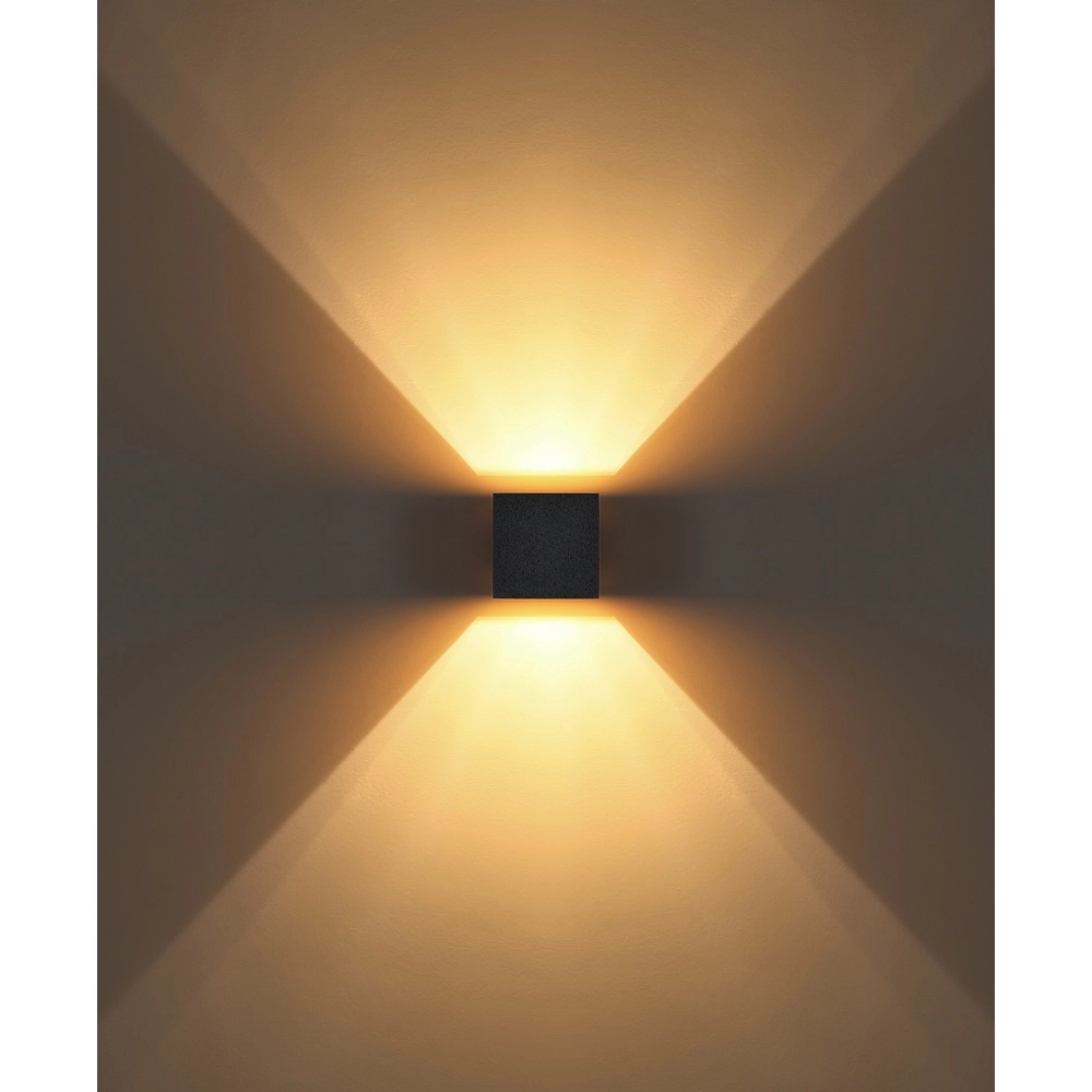 Modern wall lamp Ferguson square grey Globo 9007371592913