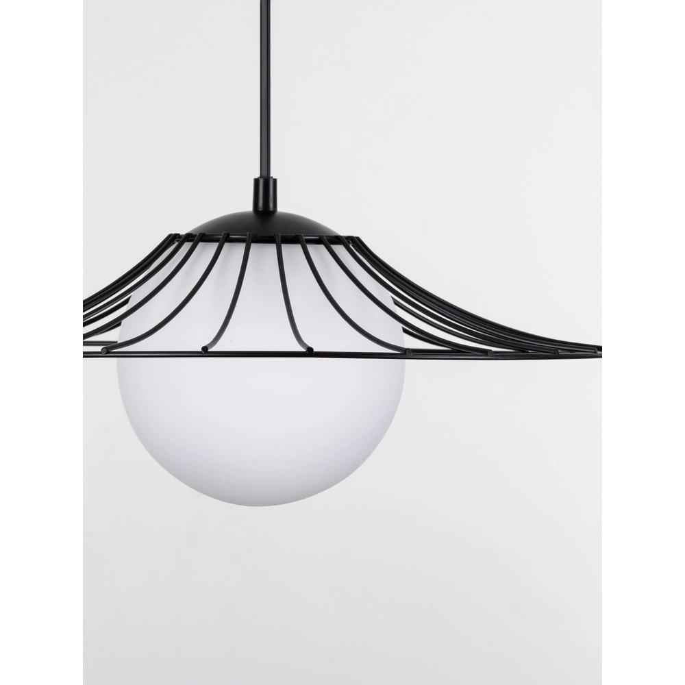Black pendant lamp Fly Ø 36cm Lyora 5212017436221