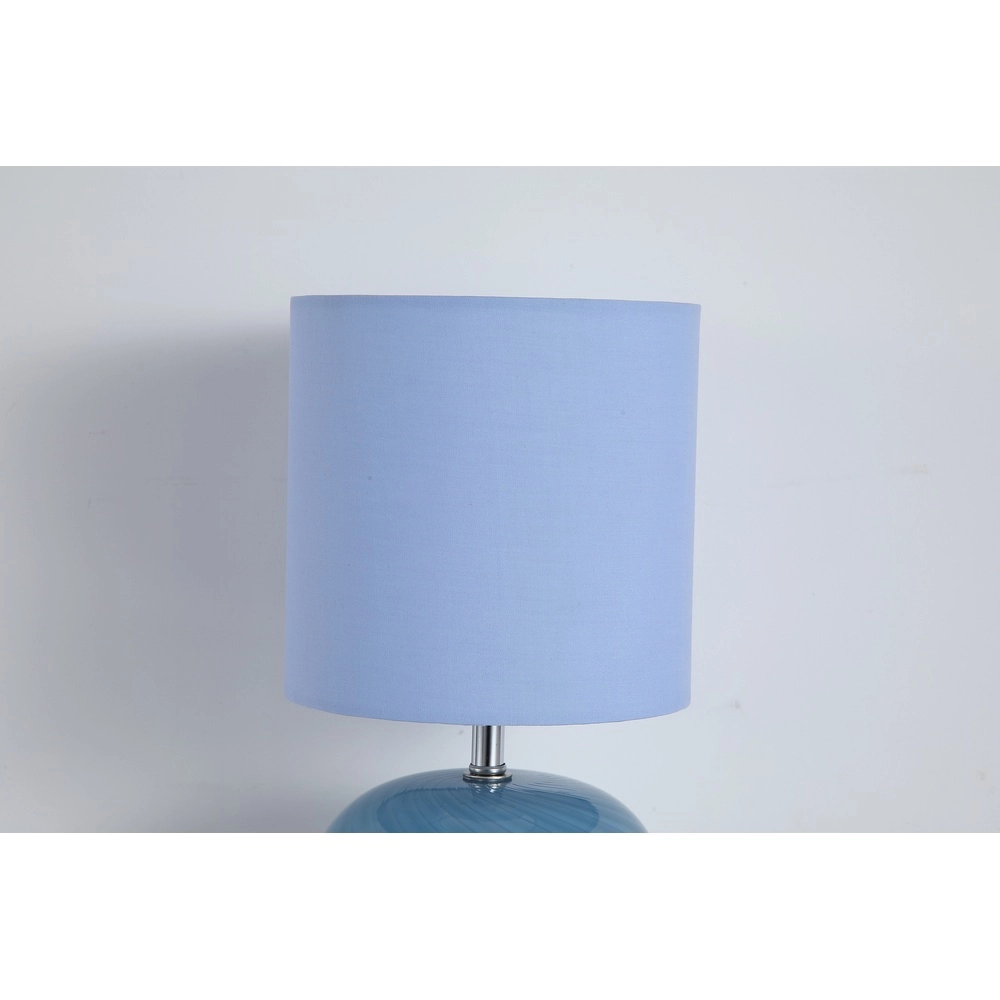 Table lamp Fete blue Searchlight 5053423299945
