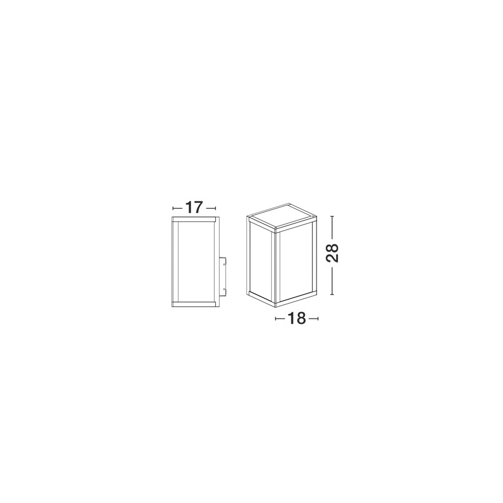 Wall lamp Zest black Lyora 5212017413116