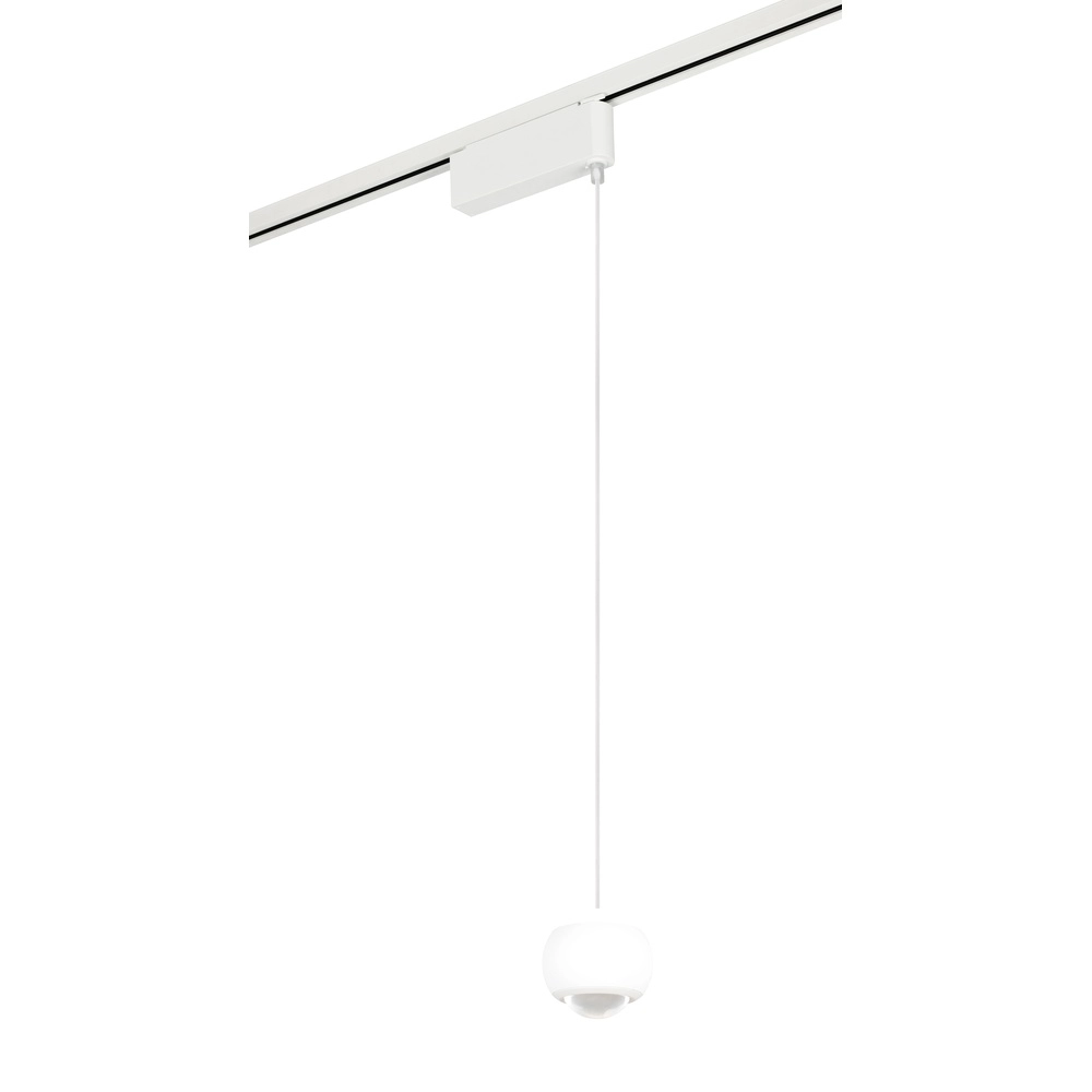 Pendant light for rail Hamlet White 2-phase