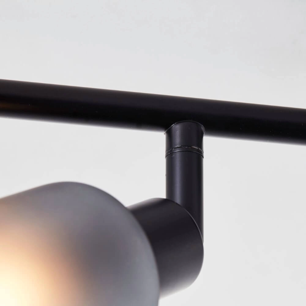 Black ceiling lamp Loralie 4-light Brilliant 4004353413254