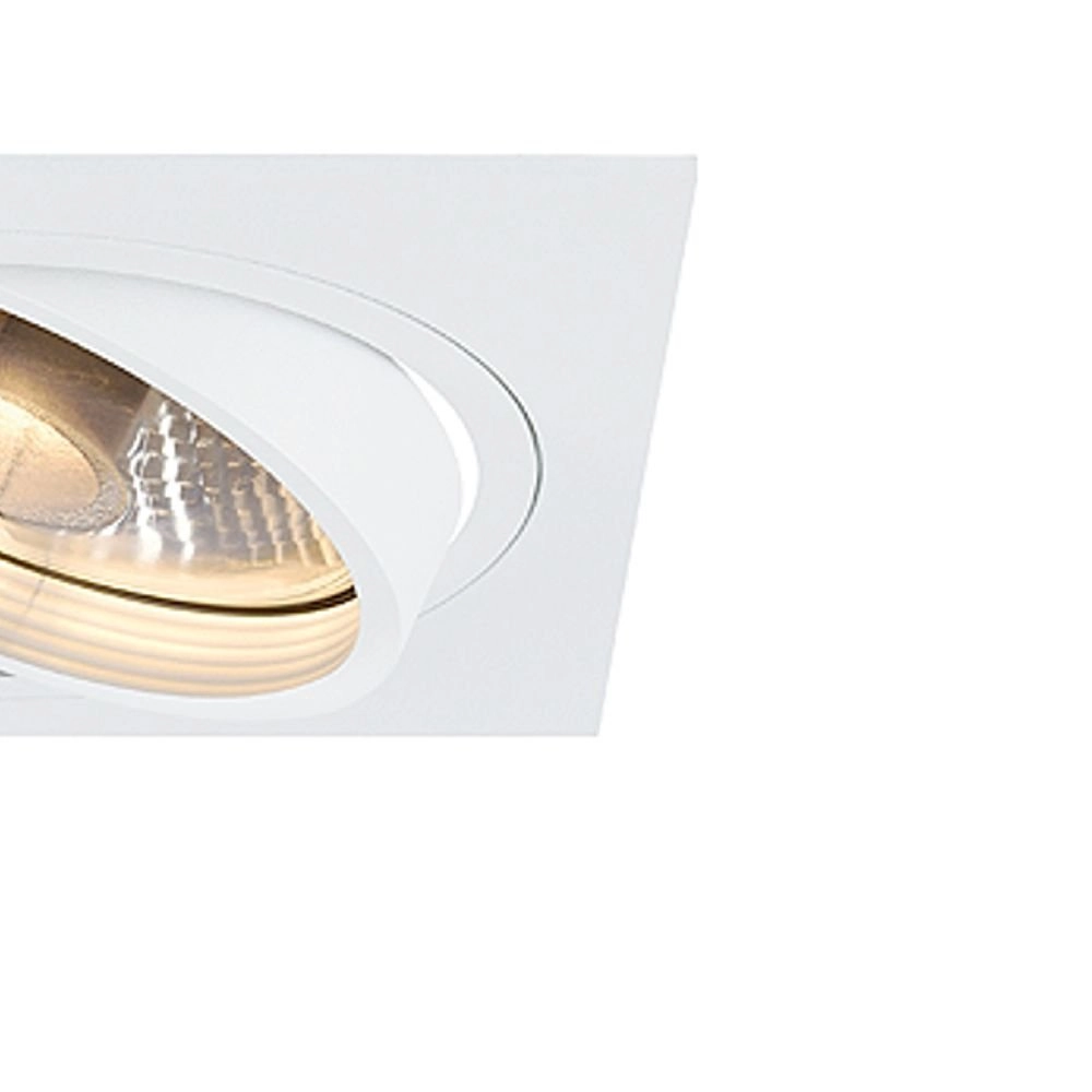 Downlight New Tria ES111 1 Square 16.5cm white SLV 4024163101806