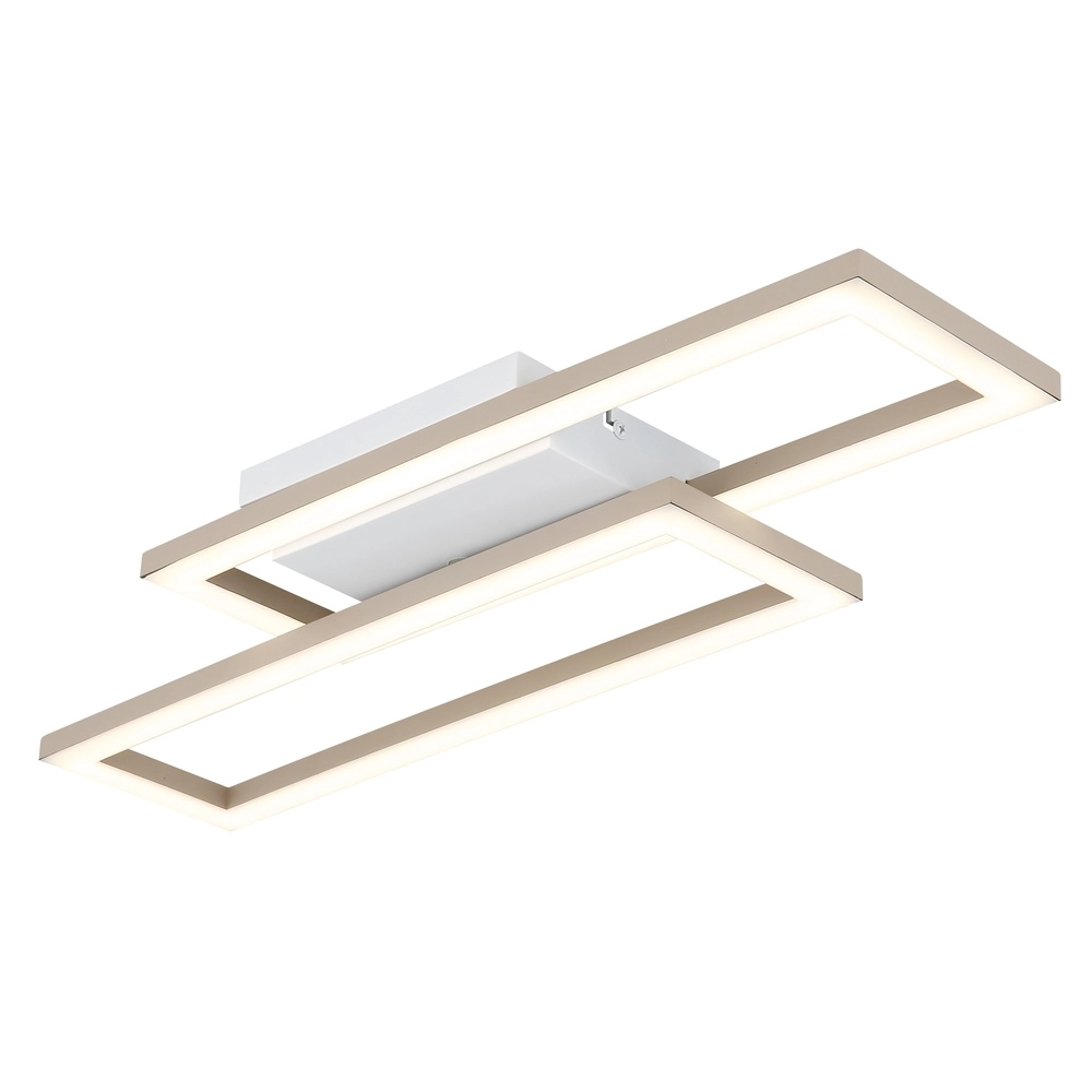 Modern ceiling lamp Wilton sand brown 15.5cm