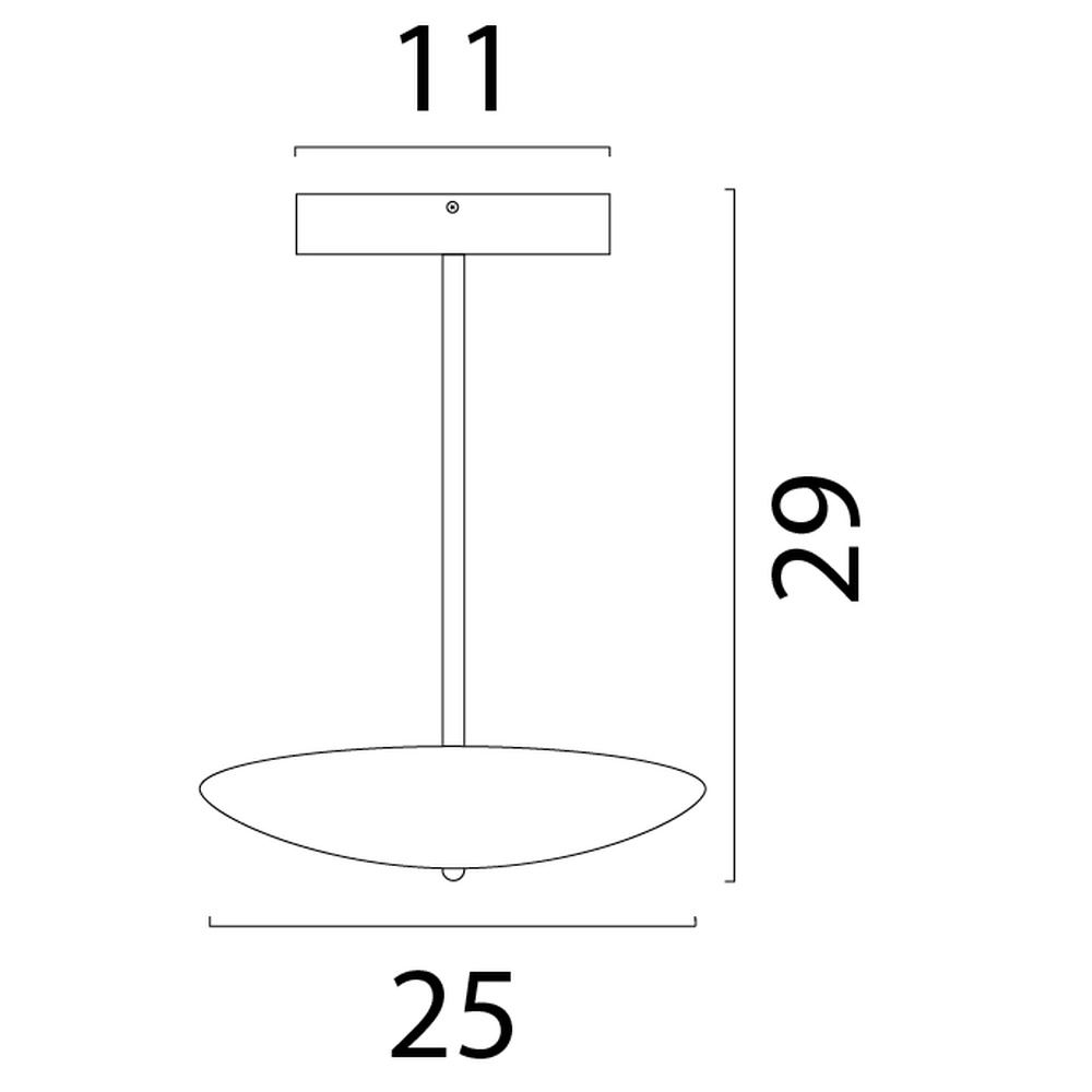 Ceiling lamp Scala Ø 25cm nickel Masterlight 8718121316437