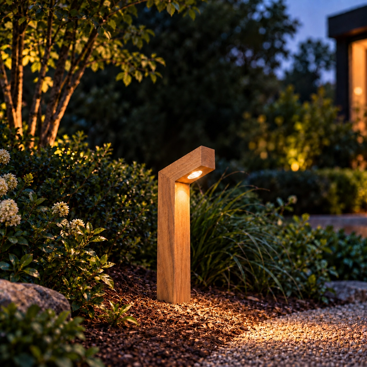 Wooden path lighting Punto Cumara - 50cm - 2700K