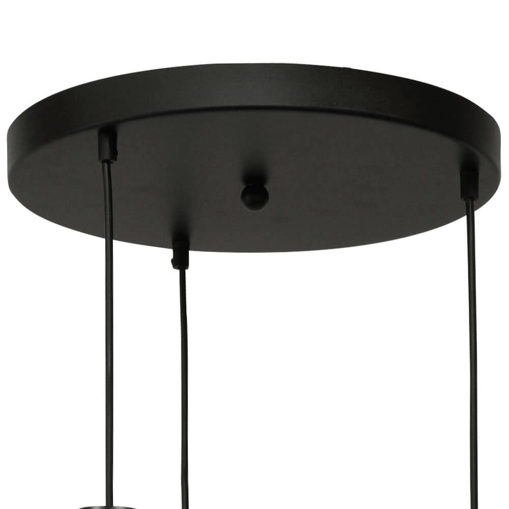 Vide hanging lamp Bella 2 3-light with smoke glasses Masterlight 8718121340692