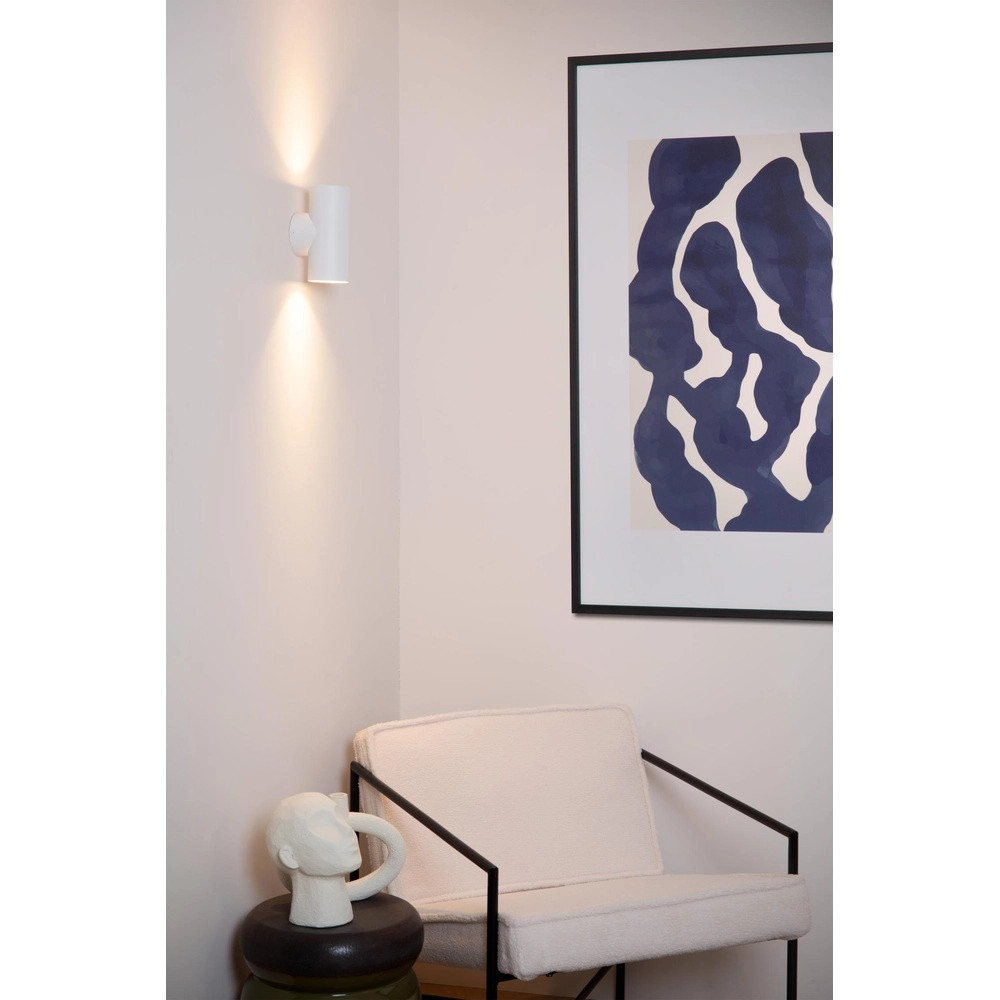 Wall spotlight Bondi Up & Down White Lucide 5411212093691