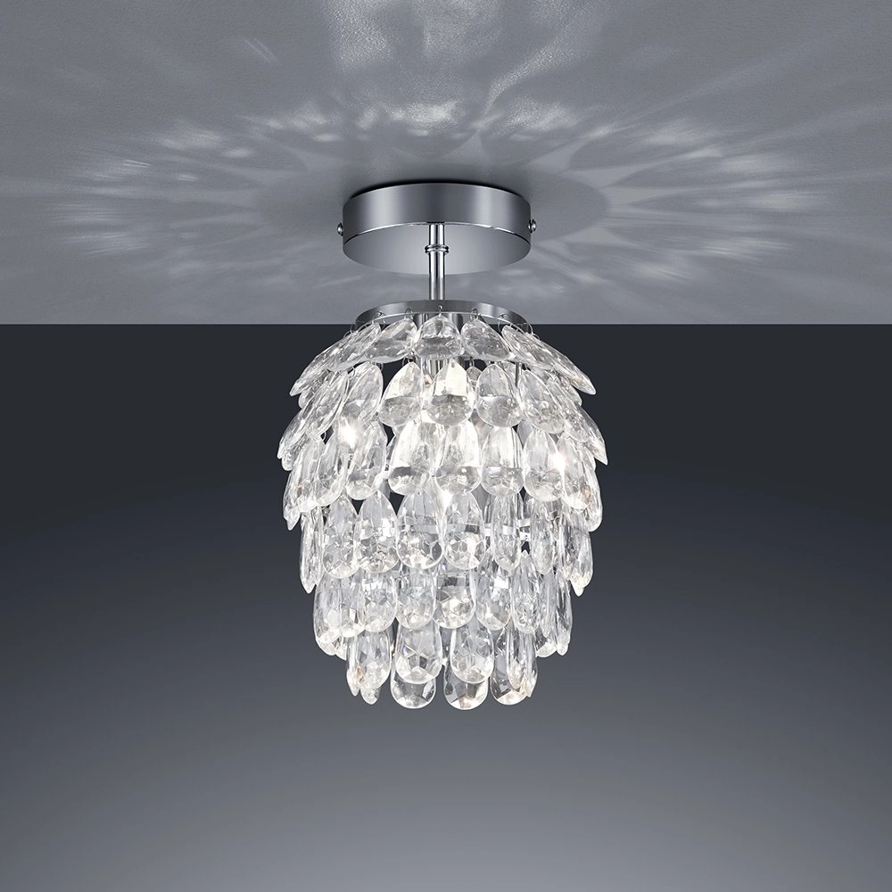 Ceiling light Petty with crystal 20cm Trio 4017807288261