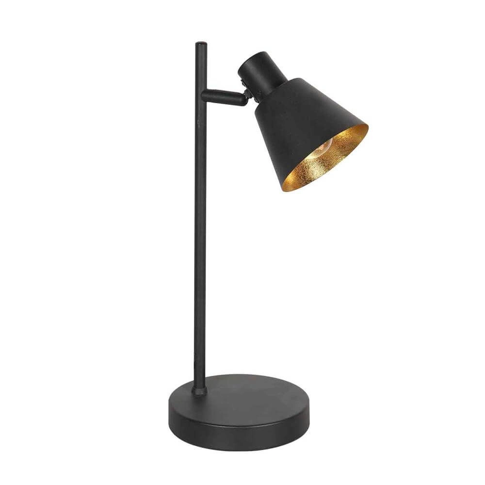 Table lamp Oeroe black with gold