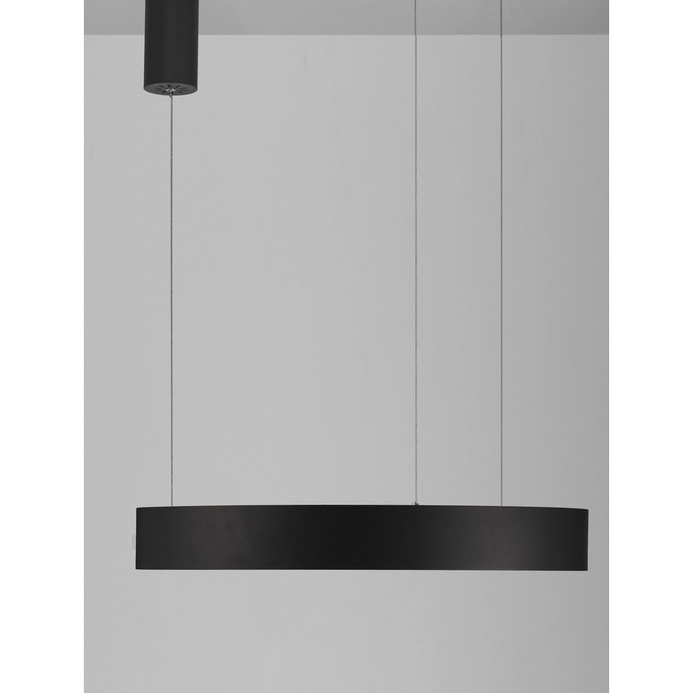 Pendant lamp Morbido black Ø 60cm Lyora 5212017438645