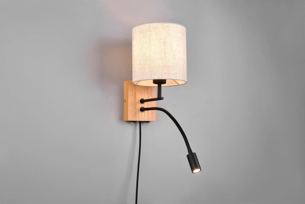 Rural wall lamp Nilam round hood Trio 4017807567960
