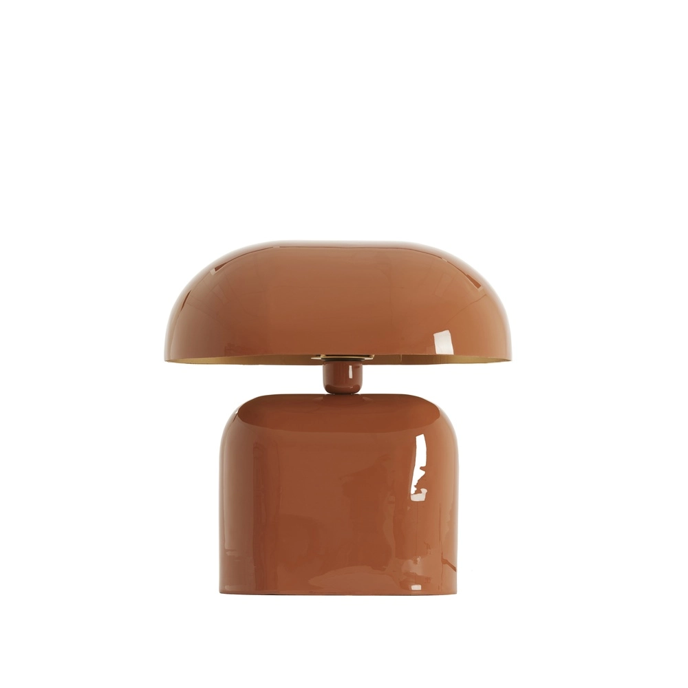 Table lamp Todd oval - gloss dark orange