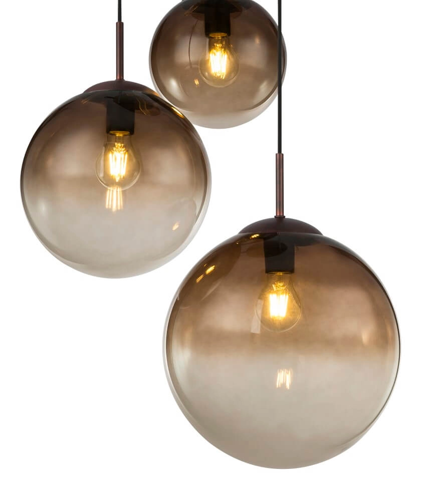 Glass vide pendant lamp Varus Ø 51cm Globo 9007371371846