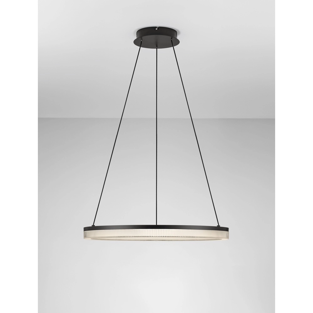 Black pendant lamp Lonela ankle