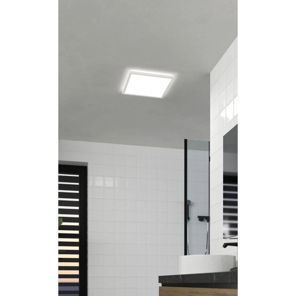 Bathroom ceiling light Rovito Square - White - 39x39cm Eglo 9008606329953