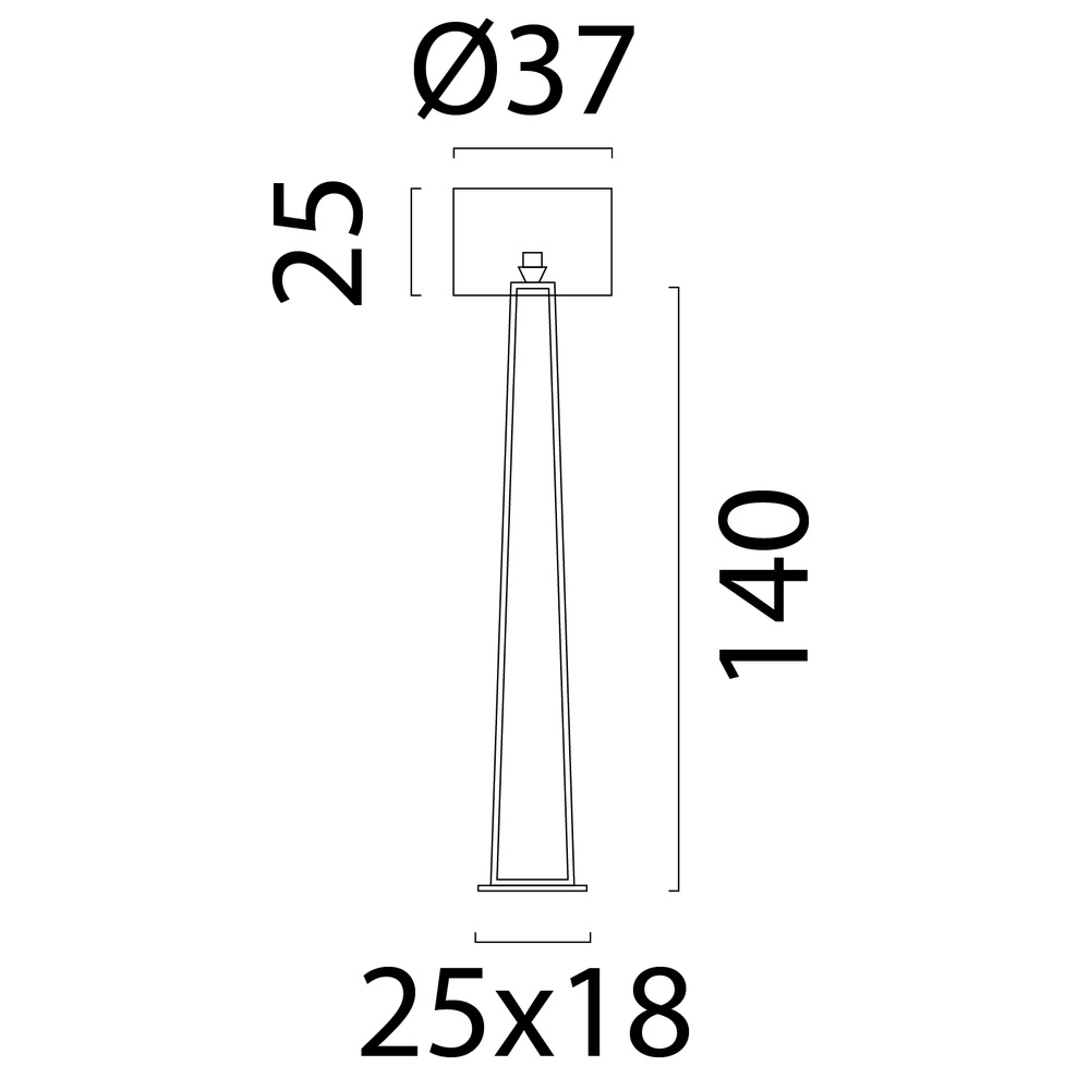 Floor lamp design Terry Dego beige terra Masterlight 8718121436432