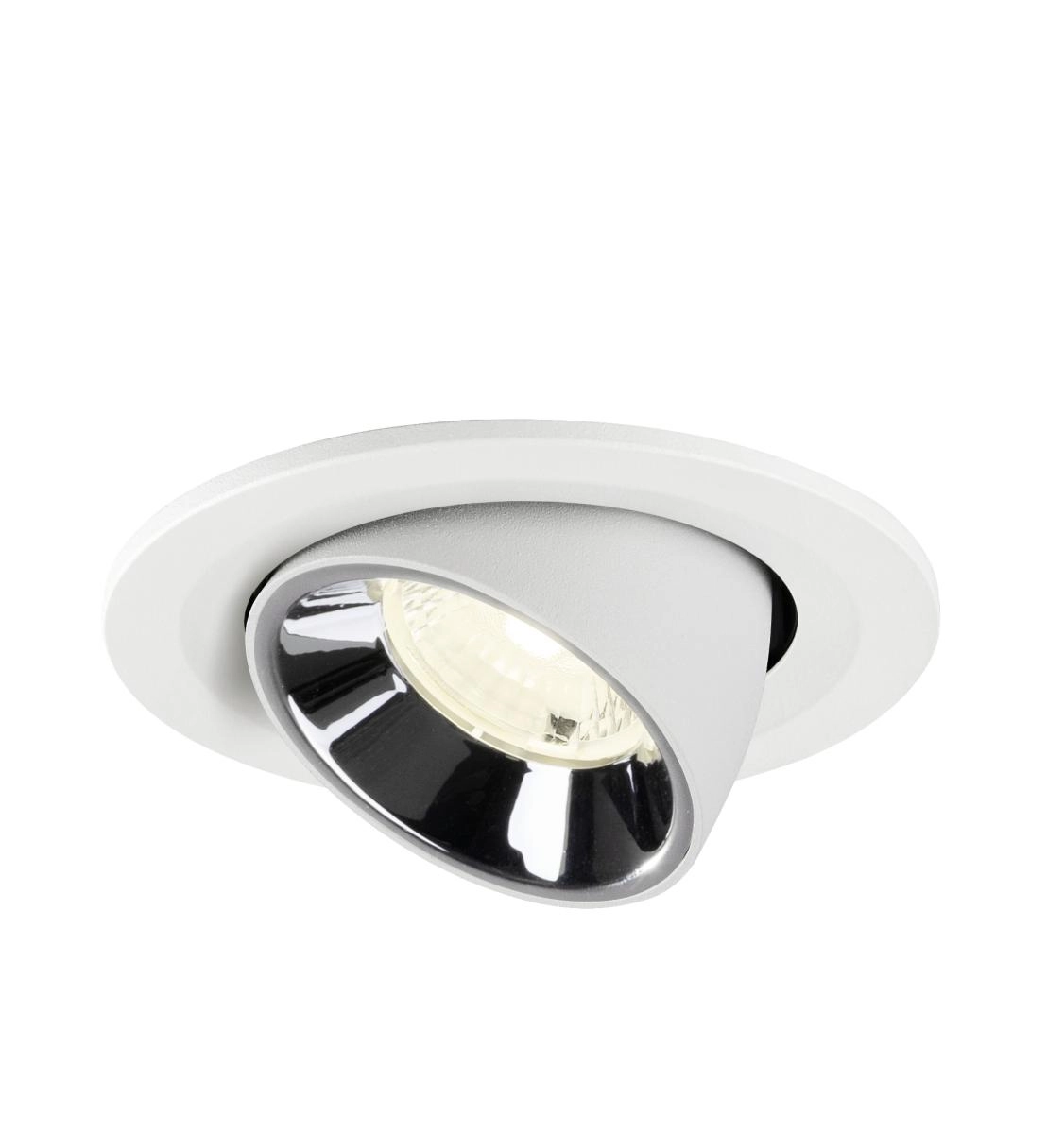 Recessed spotlight Numinos Gimble S white/chrome 4000K - 40deg SLV 4024163313254