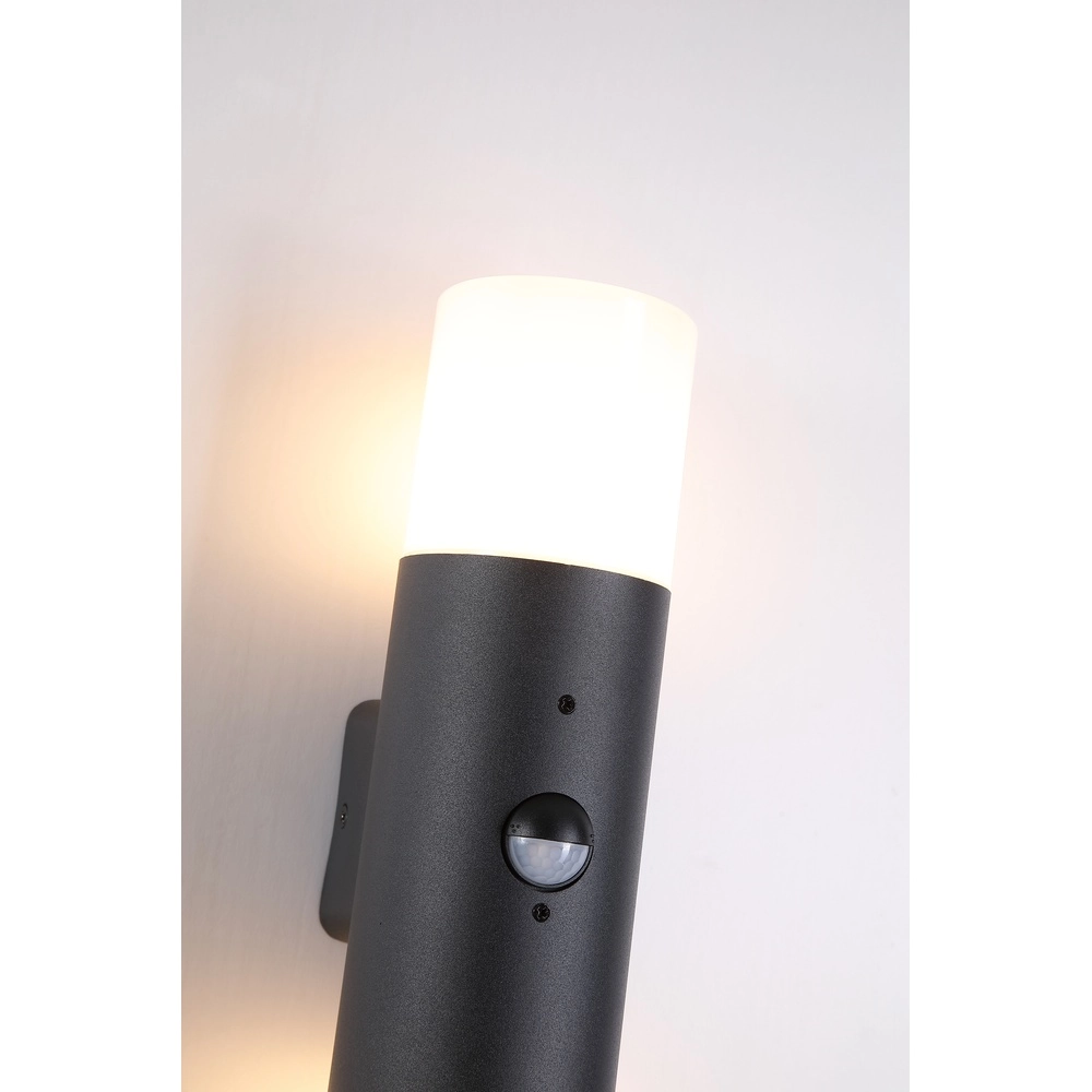 Wall lamp Colorado Double black with sensor Searchlight 5053423299105