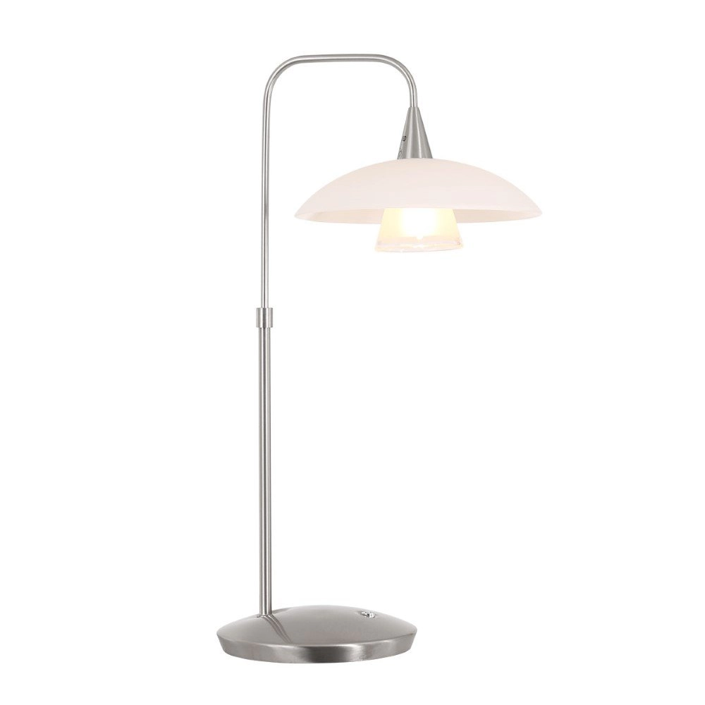 Table lamp Tallerken metallic gray Steinhauer 8712746132021