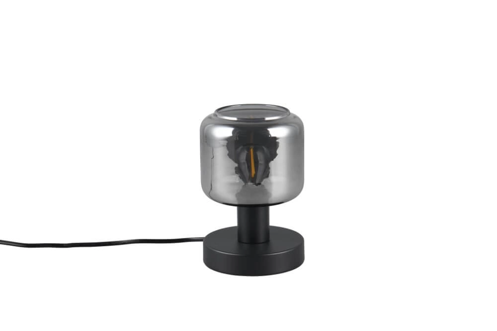 Smoke glass table lamp Mataro Trio 4017807628036