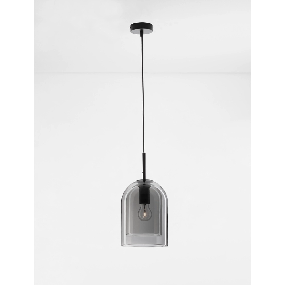 Pendant lamp Velor Single Black