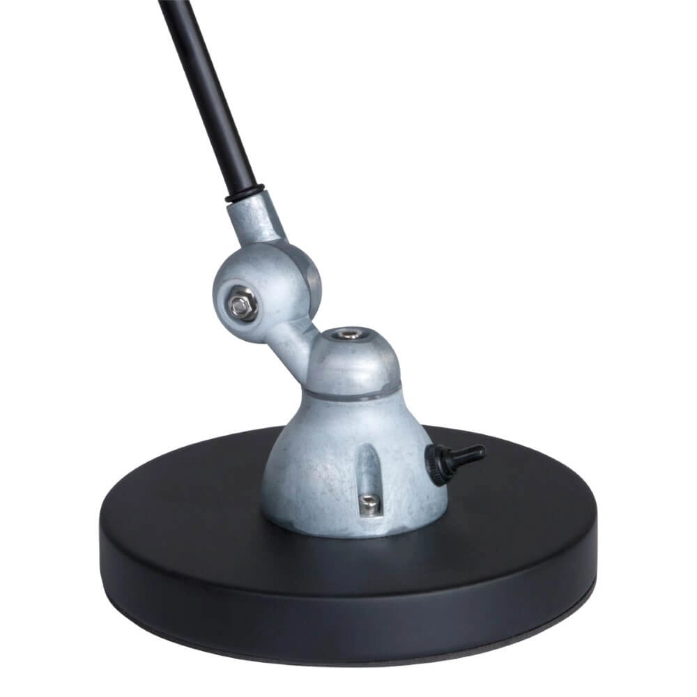 Rustic desk lamp Davin Black with vintage grey Steinhauer 8712746102017