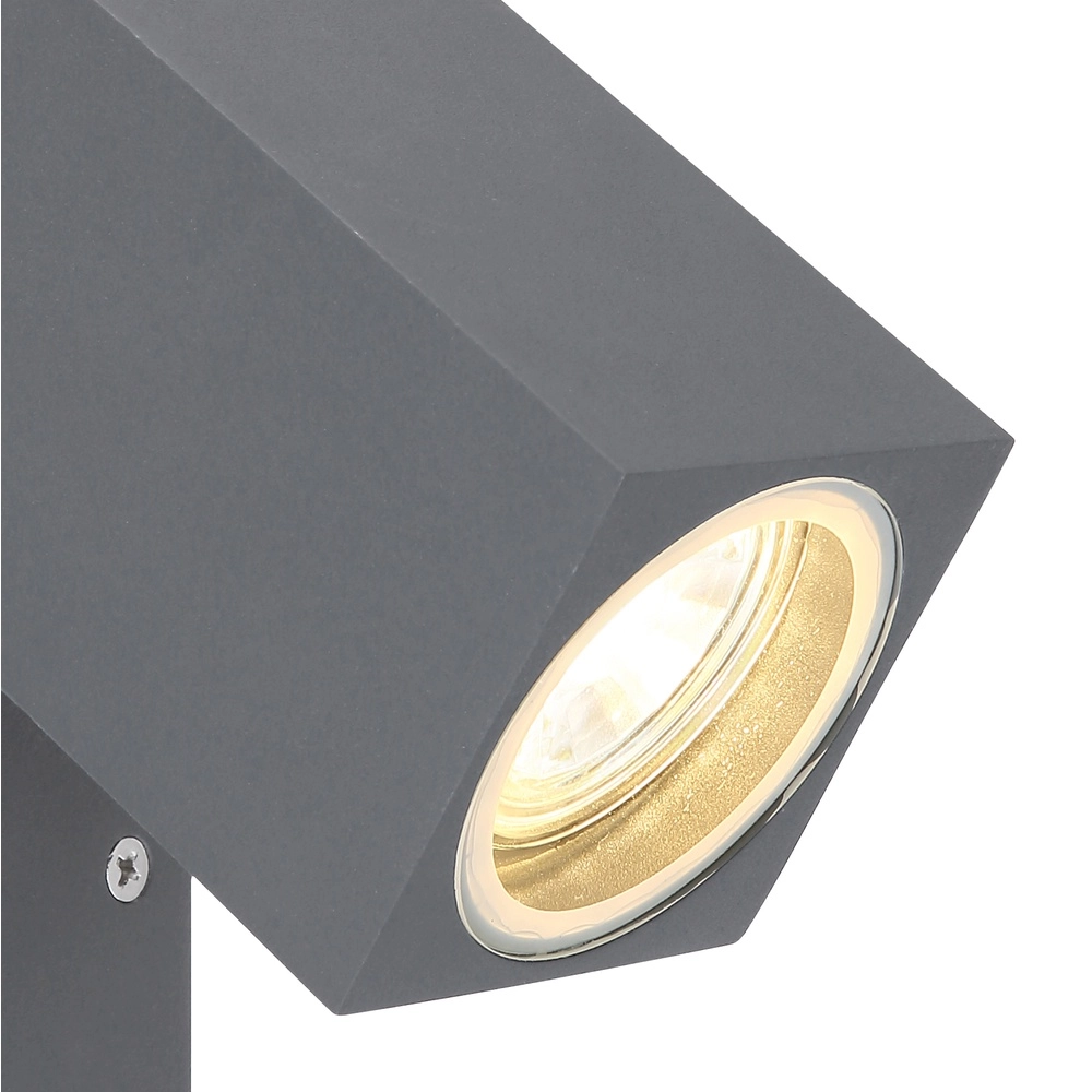 Surface-mounted spot Veronika Orientable anthracite Globo 9007371425068