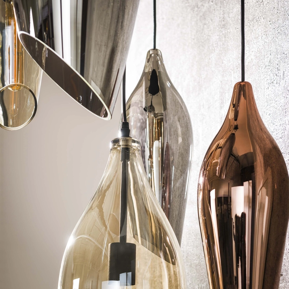 Vide pendant lamp Cocoon 5x colored glass Lyora 8716803511910