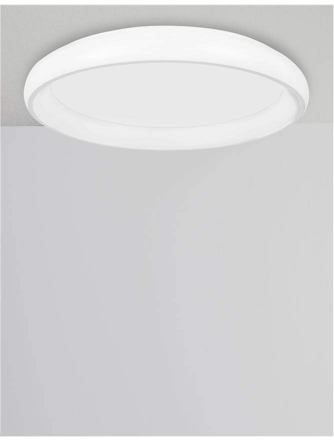 Ceiling lamp Albi white Ø 61cm Lyora 5212017416971