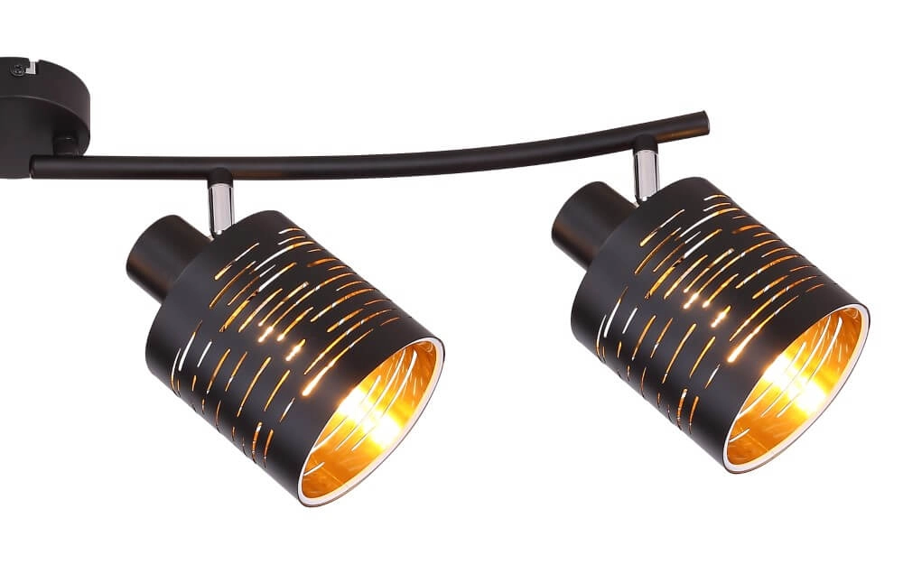 Ceiling lamp black Tunno 4-light Globo 9007371398744