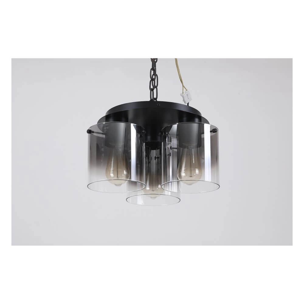 Black ceiling lamp Sweden 3-light Searchlight 5053423271651