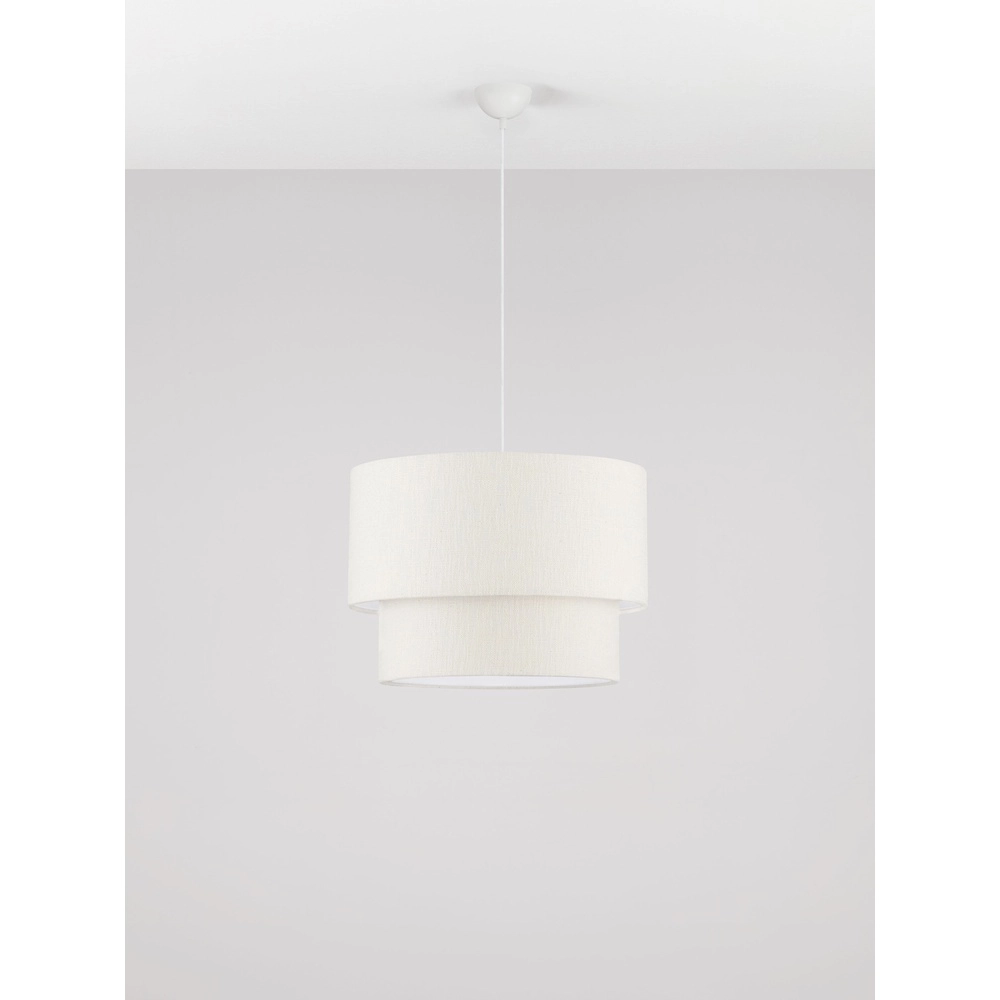 Linen pendant lamp Karen Ø 50cm Lyora 5212017493965