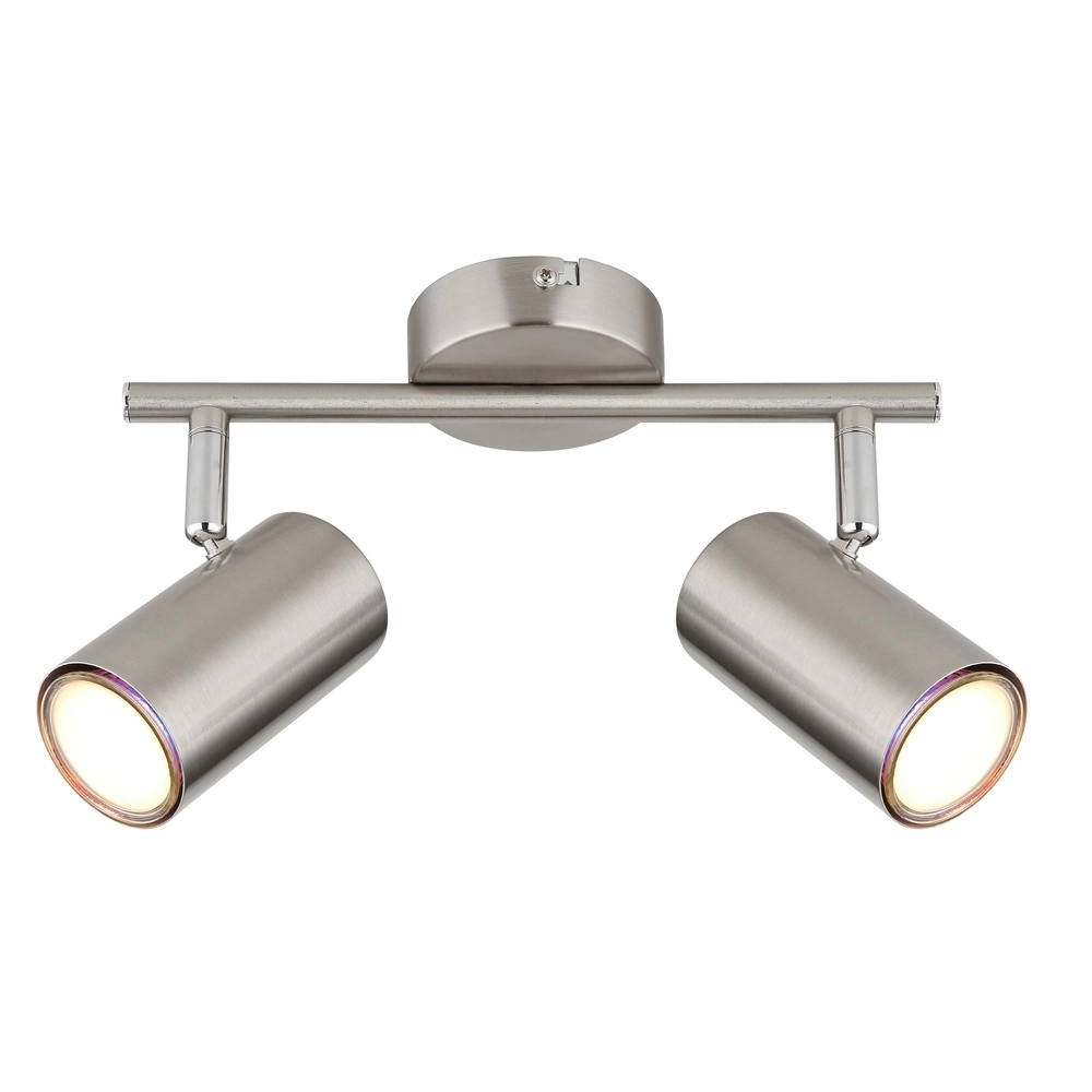 2-light ceiling lamp Allvi nickel Globo 9007371457762