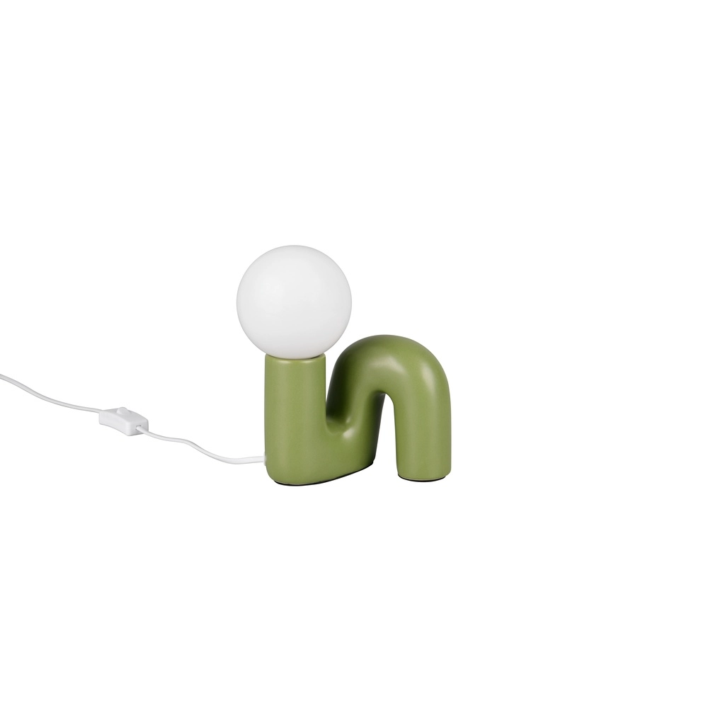 Table lamp Quinn Green Trio 4017807682281