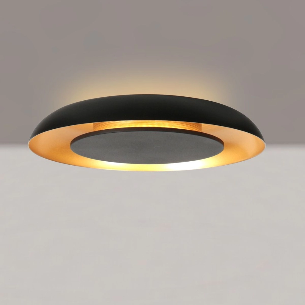 Ceiling light Golden Veil black Ø 40cm Steinhauer 8712746180299