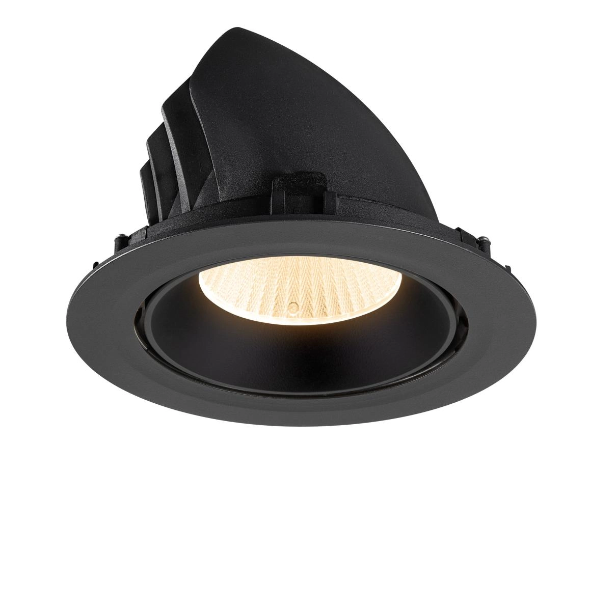 Recessed spotlight Numinos Gimble XL black 2700K - 40deg SLV 4024163308878