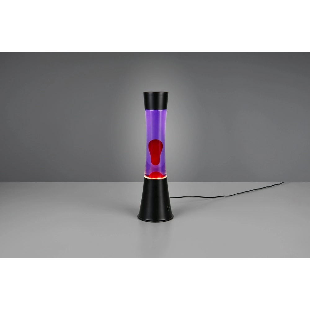 Lava lamp Etna black with red Trio 4017807668506
