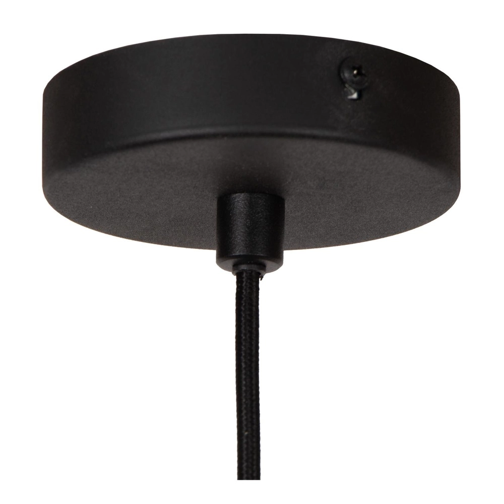 Design pendant lamp Vulcan gold with black Lucide 5411212303455