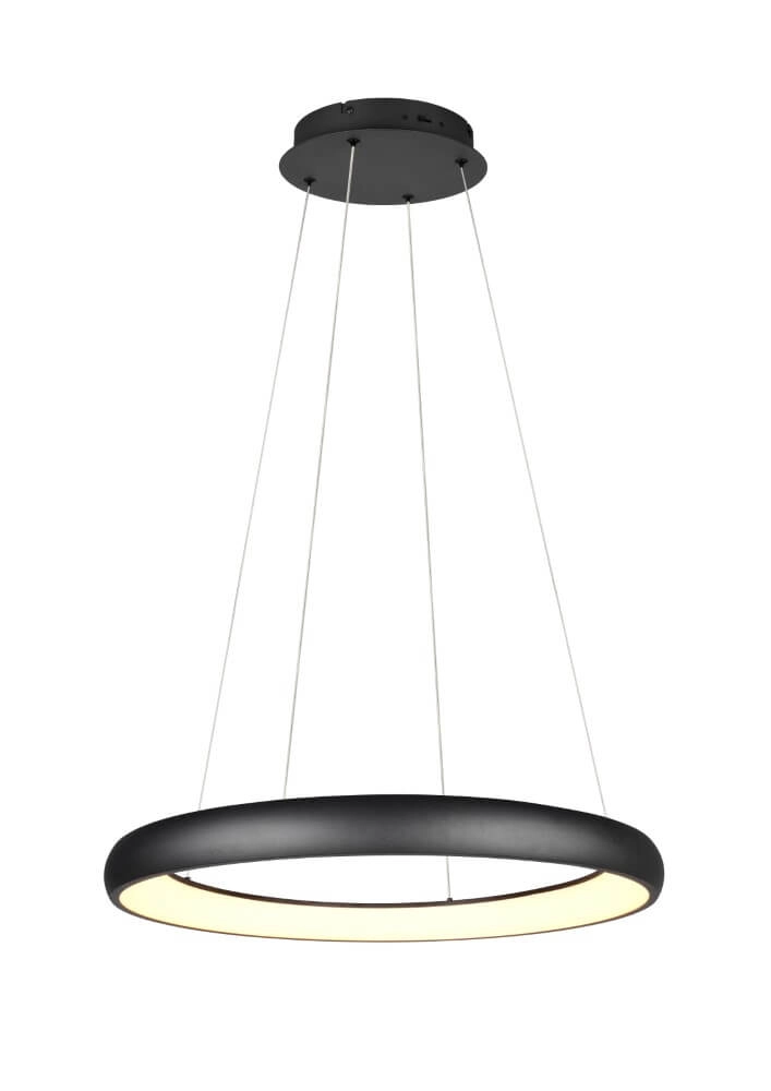 Led pendant light Cardona black - Ø 75cm Trio 4017807613889