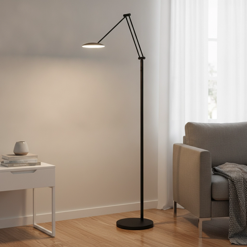 Classic reading lamp Sapporo black Ø 23cm