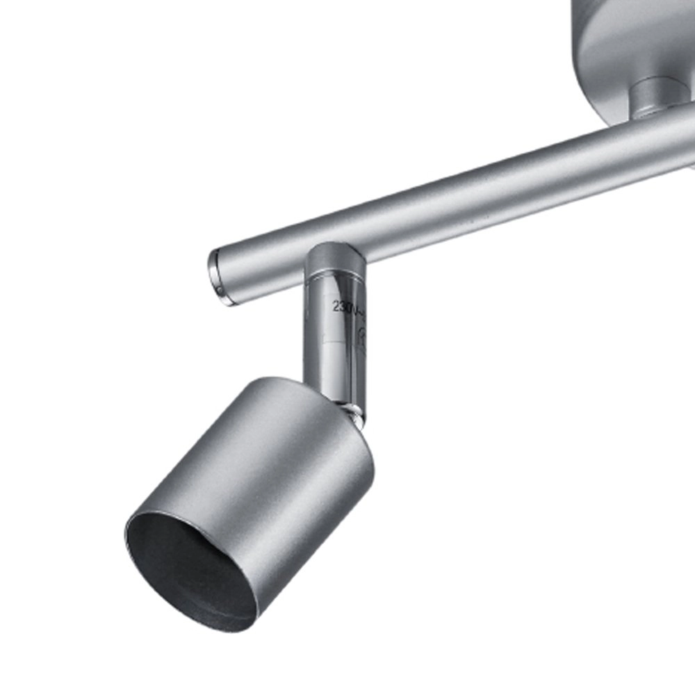 Ceiling spot Paris 2-light titanium gray Trio 4017807350746