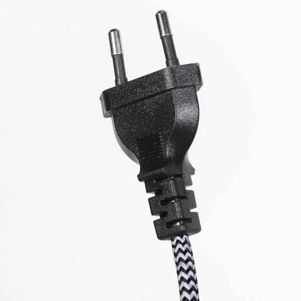 Wall lamp Bloeba black with silver grey shade Steinhauer 8712746177107