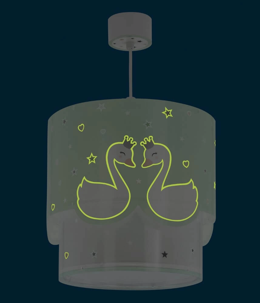 Children's room hanging lamp Sweet Love soft green Dalber 8420406617121