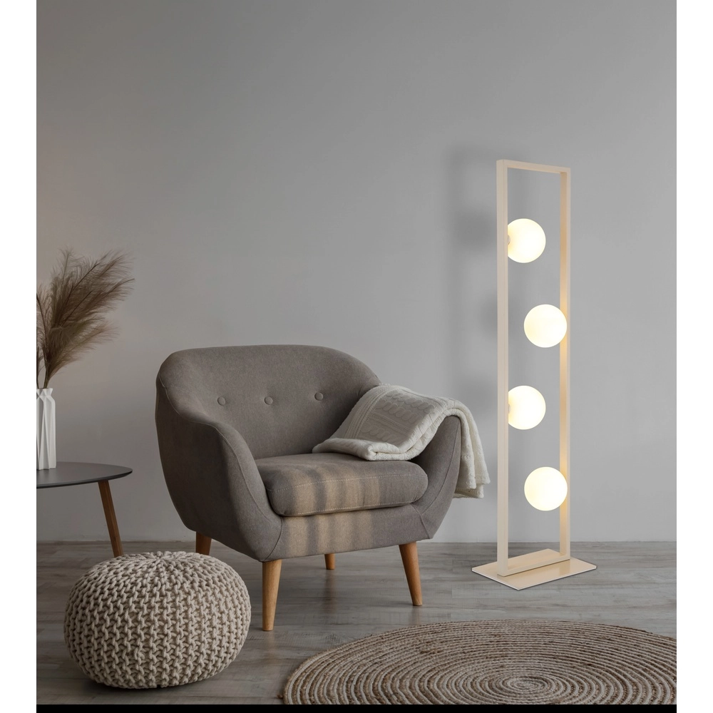 Design floor lamp Nanda sand brown Globo 9007371579037
