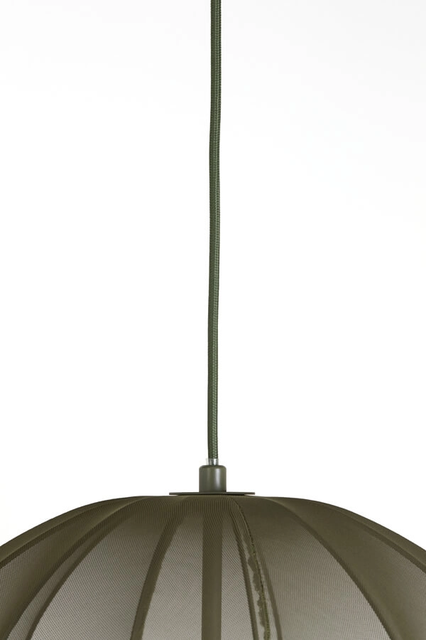 Green pendant lamp Plumeria Ø 42cm Light & Living 8717807651459