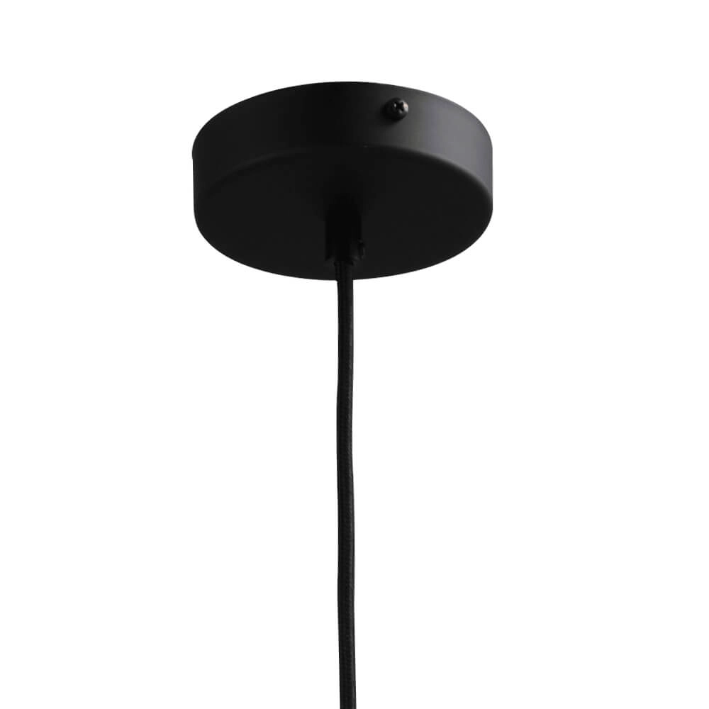 Hanging lamp Ø 20cm Bella 2 Black with gold glass Masterlight 8718121334295