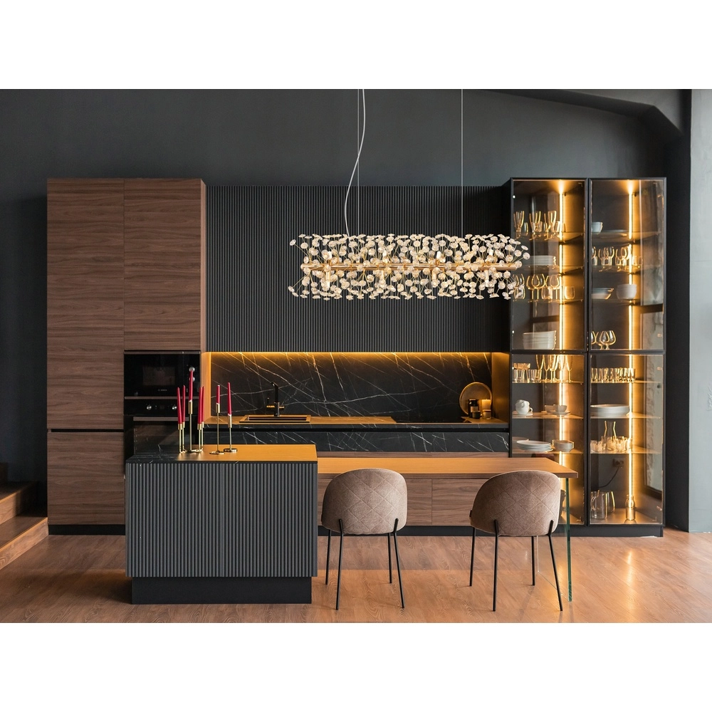 Pendant lamp Katrina gold 90cm Globo 9007371478316