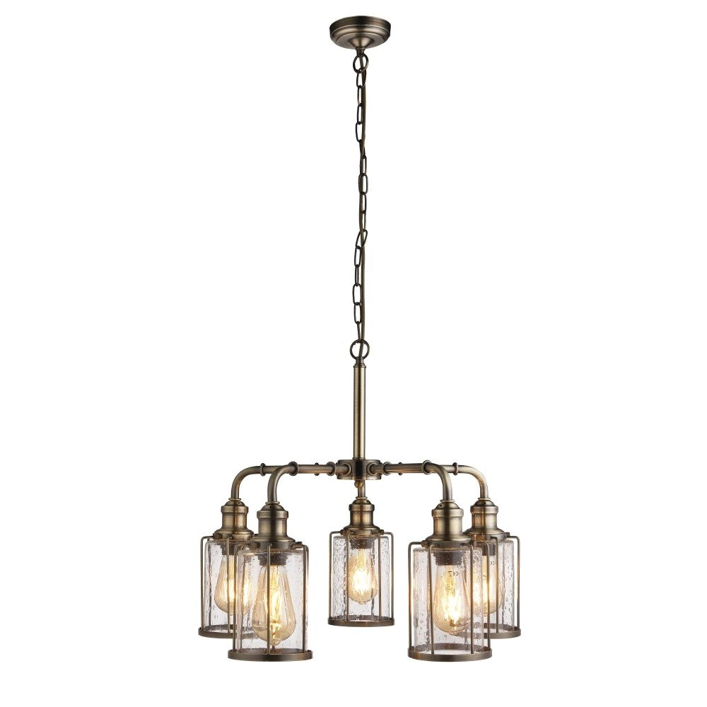 5-light pendant lamp Pipes